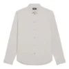 Katoenen shirt, ruime pasvorm “Cement Grey” 681688TKM102967