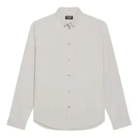 Katoenen shirt, ruime pasvorm “Cement Grey” 681688TKM102967
