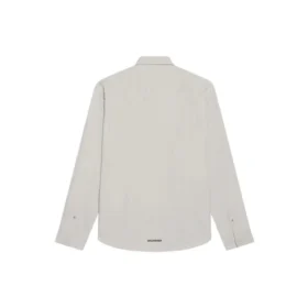 Katoenen shirt, ruime pasvorm “Cement Grey” 681688TKM102967