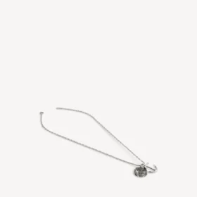 Ketting met anker-hanger in antiek zilver