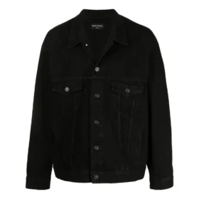 Kledingverhuur Denimjas Boxy Fit “Zwart” 675206TEW051105