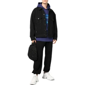 Kledingverhuur Denimjas Boxy Fit “Zwart” 675206TEW051105