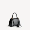 Kleine Hourglass-handtas voor dames in zwart