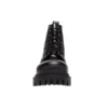 Kleine Martin Mid-laarzen met vetersluiting van rundleer “Zwart” 589338WA9601000