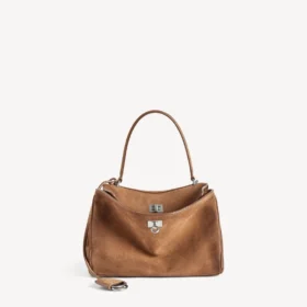 Kleine Rodeo-handtas voor dames in camel