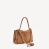 Kleine Rodeo-handtas voor dames in camel
