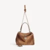 Kleine Rodeo-handtas voor dames in camel