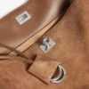 Kleine Rodeo-handtas voor dames in camel