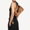 Kleine Rodeo-handtas voor dames in camel