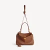 Kleine Rodeo-handtas voor dames in de kleur ‘new tan’