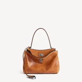 Kleine Rodeo-handtas voor dames in tan cowboy