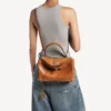Kleine Rodeo-handtas voor dames in tan cowboy