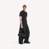 Kleine, superdrukke slingbag voor heren in zwart