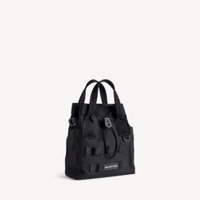 Kleine zwarte army-tas voor heren