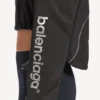 Kort model techwear-jas voor dames in zwart