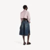 Kort shirt voor dames in oudroze