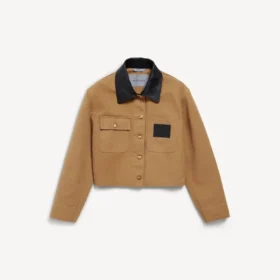 Kort werkjasje voor dames in beige