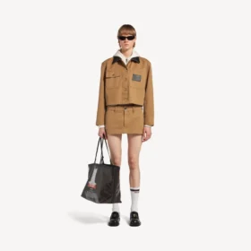 Kort werkjasje voor dames in beige