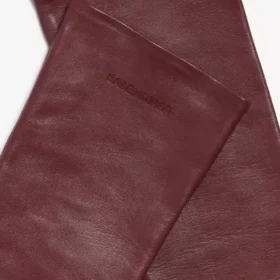 Lange dameshandschoenen in bordeauxrood
