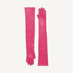 Lange dameshandschoenen in roze