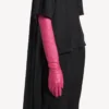 Lange dameshandschoenen in roze