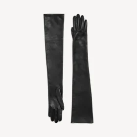 Lange handschoenen voor dames in zwart
