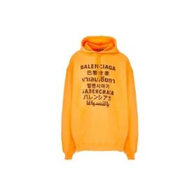 Languages Logo-hoodie “Orange Black” 641679TJVI67513