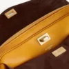 Le 7 schoudertas voor dames, medium, in de kleur curry
