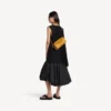 Le 7 schoudertas voor dames, medium, in de kleur curry