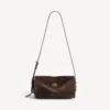 Le 7 schoudertas voor dames, medium, in moka