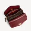 Le 7 schoudertas voor dames, medium, in moka