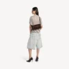 Le 7 schoudertas voor dames, medium, in moka