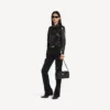 Le 7 schoudertas voor dames, medium, in zwart