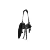 Le Cagole Collector XS-schoudertas met strass-steentjes “Zwart” 6713092AASO1000
