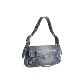 Le Cagole kleine schoudertas Denim “Blue” 7716402109U4715