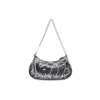 Le Cagole minitas met ketting en graffiti “Black” 695814210G61090