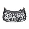 Le Cagole minitas met ketting en graffiti “Black” 695814210G61090