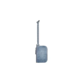 Le Cagole portemonnee van Denim met strass “Blue” 7767692109U4715