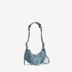 Le Cagole-schoudertas voor dames, XS, in blauw