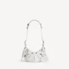 Le Cagole-schoudertas voor dames, XS, in wit