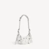 Le Cagole-schoudertas voor dames, XS, in wit