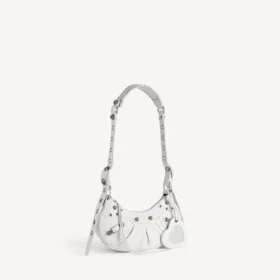 Le Cagole-schoudertas voor dames, XS, in wit