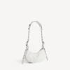 Le Cagole-schoudertas voor dames, XS, in wit
