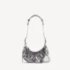 Le Cagole-schoudertas voor dames, XS, in zilver