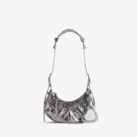 Le Cagole-schoudertas voor dames, XS, in zilver