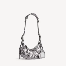 Le Cagole-schoudertas voor dames, XS, in zilver