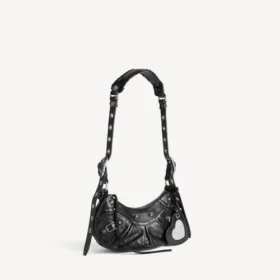 Le Cagole-schoudertas voor dames, XS, in zwart