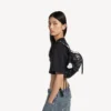 Le Cagole-schoudertas voor dames, XS, in zwart