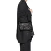 Le Cagole Xs Flap Bag met piercings “Black” 7190822AAE31000