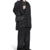 Le Cagole Xs Flap Bag met piercings “Black” 7190822AAE31000